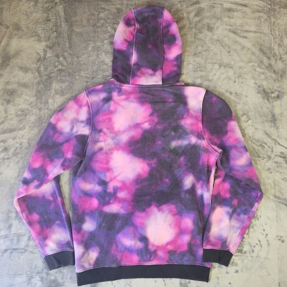 Nike Club X NASA Stargazer Galaxy Tie-Dye Hoodie Size Small Fits Med Air Purple - Picture 2 of 10